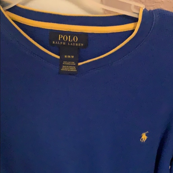 NEW Blue Polo Sweater Ralph Lauren - Picture 3 of 4